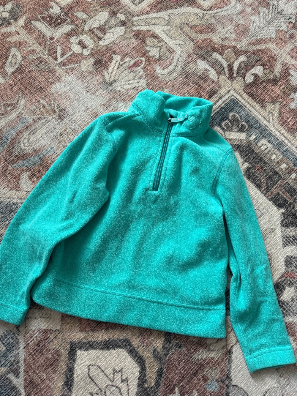 Obermeyer Teal Half-Zip Fleece Pullover